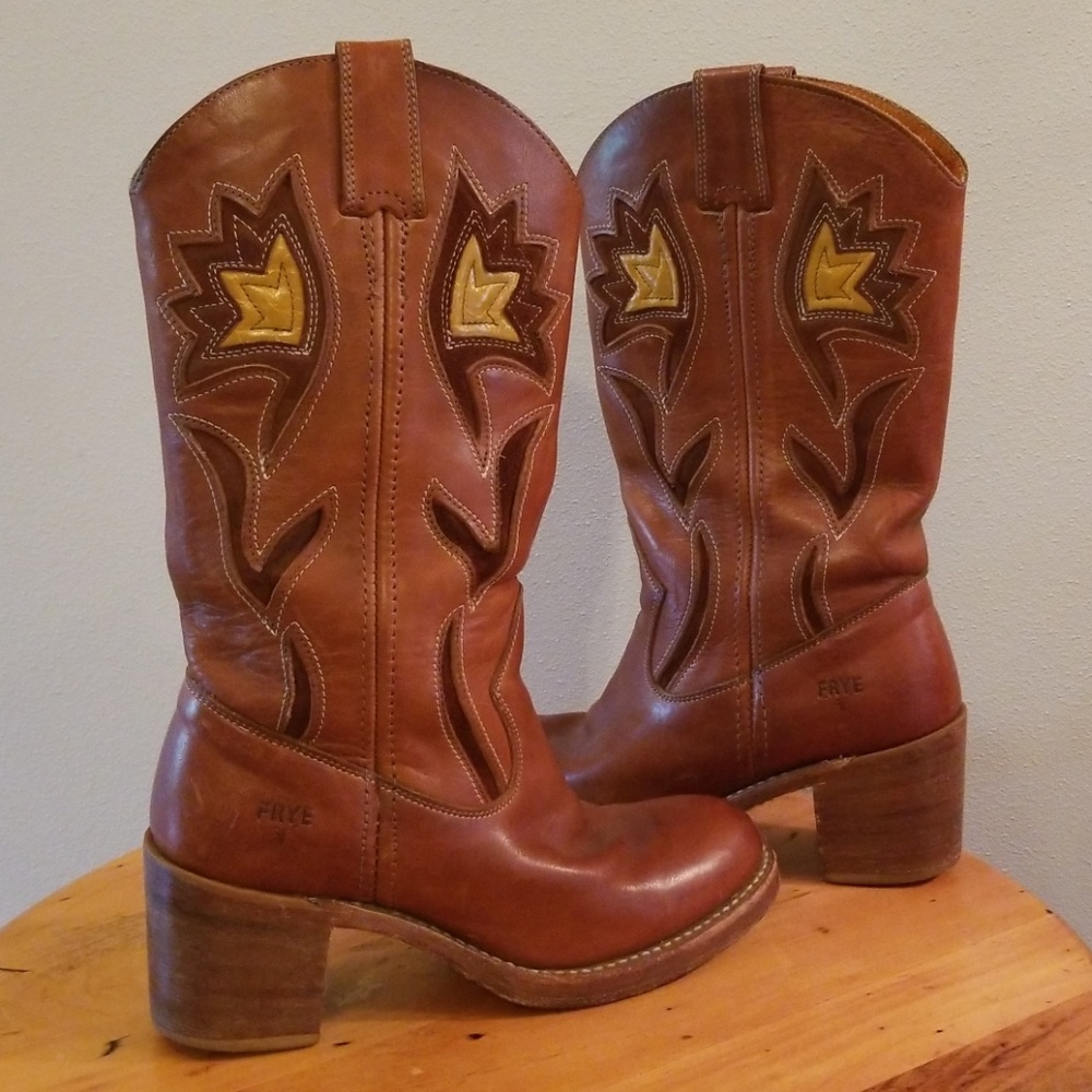 Vintage Frye cowboy Boots